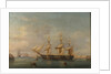 A frigate at Malta by A. de Simone