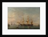 A frigate at Malta by A. de Simone