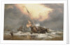 A North Sea breeze on the Dutch coast by Edward William Cooke