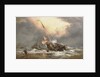 A North Sea breeze on the Dutch coast by Edward William Cooke