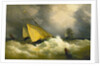 First come, first served. A pilot cutter racing to a ship by Richard Brydges Beechey