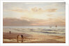 Setting nets on the coast of North Wales by Henry Moore