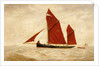 The Lowestoft trawler 'LT356' by GV Burwood