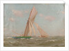Yachts at sea by John Fraser