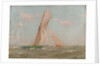 Yachts at sea by John Fraser
