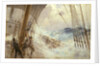Clewing up the mainsail in heavy weather by Arthur John Trevor Briscoe