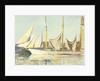 A three-masted schooner by John Everett