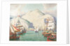 Harbour scene by John Everett