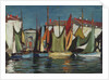 Harbour scene by John Everett