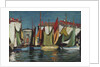 Harbour scene by John Everett