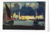 Harbour scene by John Everett