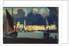 Harbour scene by John Everett