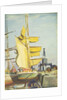 Harbour scene by John Everett