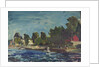 The Royal Yacht Squadron Club House at regatta time by John Everett