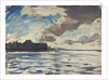 The Royal Yacht Squadron Club House, Cowes, at regatta time by John Everett