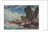 The Royal Yacht Squadron Club House, Cowes, at regatta time by John Everett