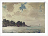 The Royal Yacht Squadron Club House, Cowes, at regatta time by John Everett