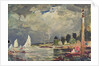 The Royal Yacht Squadron Club House, Cowes, at regatta time by John Everett