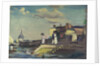 The Royal Yacht Squadron Club House, Cowes, at regatta time by John Everett