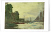 The Royal Yacht Squadron Club House, Cowes, at regatta time by John Everett