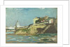 The Royal Yacht Squadron Club House, Cowes, at regatta time by John Everett
