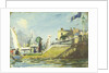 The Royal Yacht Squadron Club House, Cowes, at regatta time by John Everett