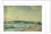 Shore scene on the Isle of Wight by John Everett