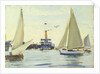 Yachting at Cowes by John Everett