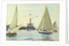 Yachting at Cowes by John Everett