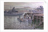 Midget submarines at Campbeltown by Stephen Bone