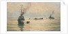 Picking up survivors from a sinking U-boat by Rowland John Robb Langmaid