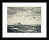 Mitchells taking off from US carrier 'Hornet', 18 April 1942 by Norman Wilkinson