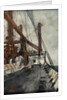 Deck scene on board a cargo liner by Cecil Peter Knox