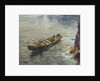 A large Curragh of the Aran Island type, West of Ireland by Frank McKelvey