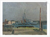 A destroyer in the West India Dock, London by Lord Methuen
