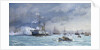 HMS 'Edinburgh' on anti-torpedo exercise by Eduardo de Martino