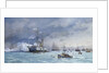 HMS 'Edinburgh' on anti-torpedo exercise by Eduardo de Martino