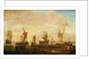 Shipping off Amsterdam by Abraham Storck