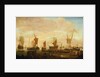Shipping off Amsterdam by Abraham Storck