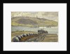 Campbeltown Loch boom nets and floats by Stephen Bone