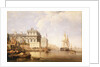 View of Greenwich Hospital from the north bank of the Thames, 1835 by George Chambers