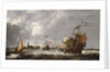 The 'Hercules' and 'Eenhorn' off Hoorn by Bonaventura Peeters the Elder