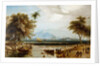 The watering place at Anjer Point in the island of Java by William Daniell