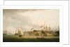 Shipbuilding on the Thames at Redriff by Thomas Whitcombe