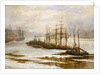 The Pool of London in the frost, 1895 by Arthur Robertson