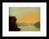 View in Dusky Bay with a Maori canoe by William Hodges