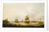 Ships off the gun wharf at Portsmouth, 1770 by Dominic Serres the Elder