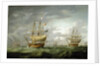 Loss of HMS 'Ramillies', September 1782: before the storm breaks by Robert Dodd