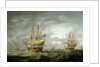 Loss of HMS 'Ramillies', September 1782: before the storm breaks by Robert Dodd