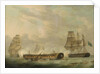 Action at sea: a French frigate completely dismasted by Robert Dodd